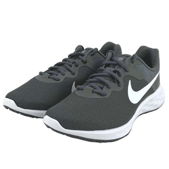 Nike | Men's Revolution 6 NN Running Shoes | Grey & White | Size 9 - Picture 1 of 7